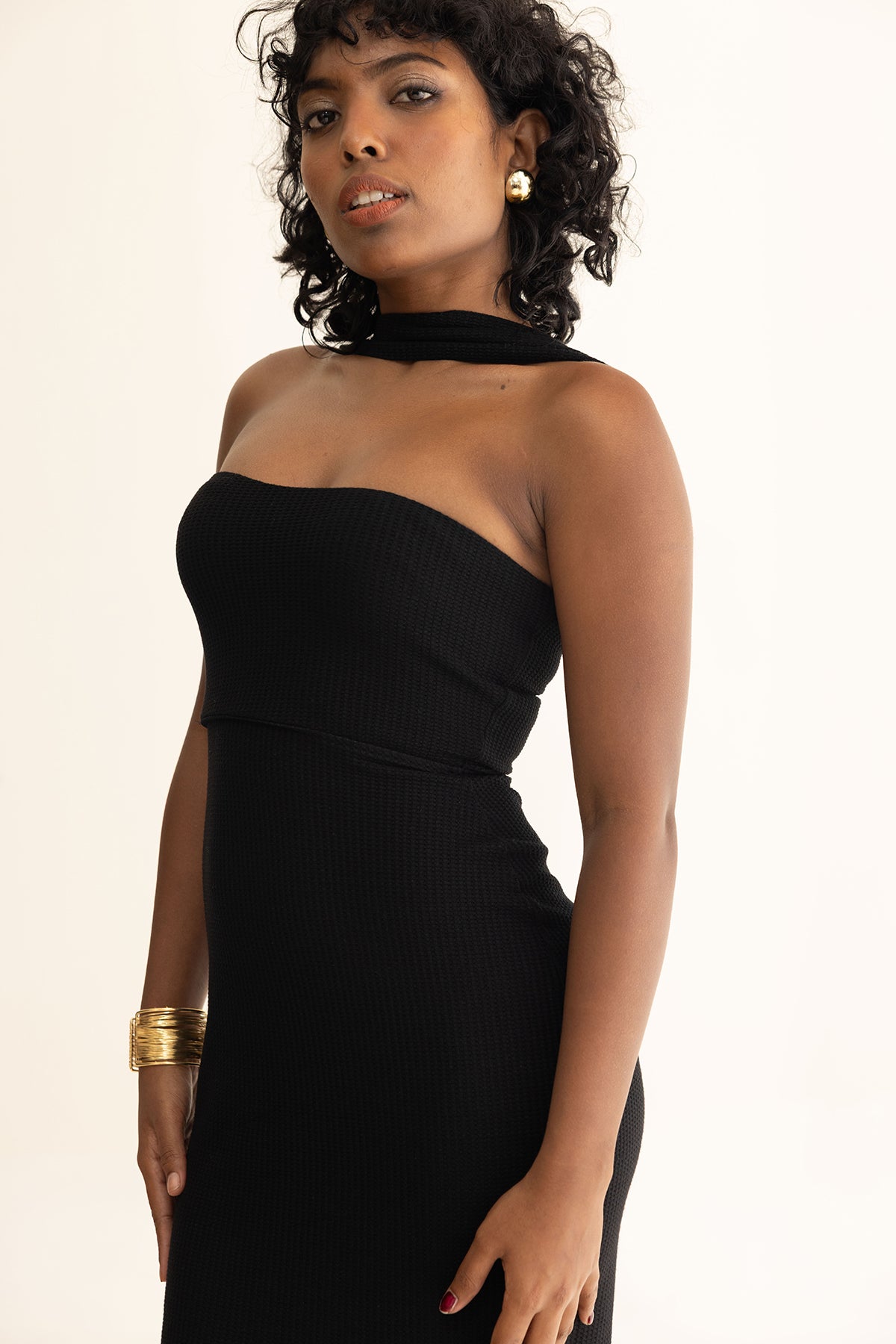 Aria Dress – Chic Black Tube Dress
