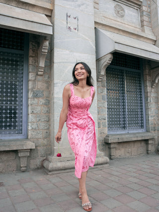 Juliet Midi dress, a floral printed summer dress