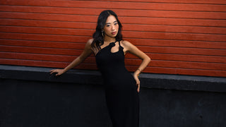 Nimade dresses from the new arrivals collection – a black collection with luxe knits.